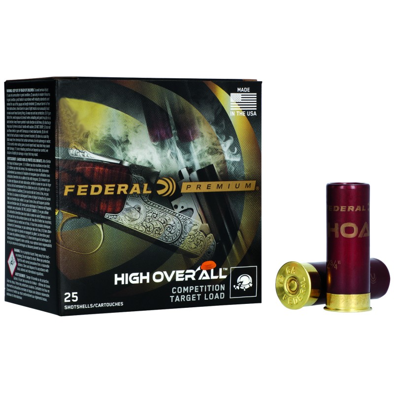 Federal HOA20H9 Premium High Over All 20Gauge 2.75 78oz 9Shot 25 Per Box10 Case