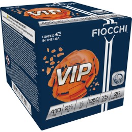 Fiocchi 410VIP75 Exacta Target VIP 410Gauge 2.50 12oz 7.5Shot 25 Per Box10 Case