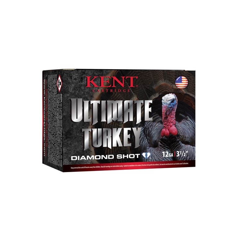 Kent Cartridge C1235TK635 Ultimate Turkey 12Gauge 3.50 2 14oz 5Shot 10 Per Box10 Case