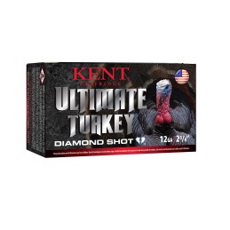 Kent Cartridge C122TK465 Ultimate Turkey 12Gauge 2.75 1 58oz 5Shot 10 Per Box10 Case