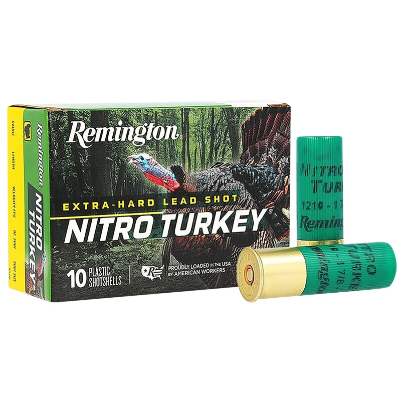 Remington Ammunition 26693 Nitro Turkey  12Gauge 3 1 78oz 4Shot 10 Per Box10 Case