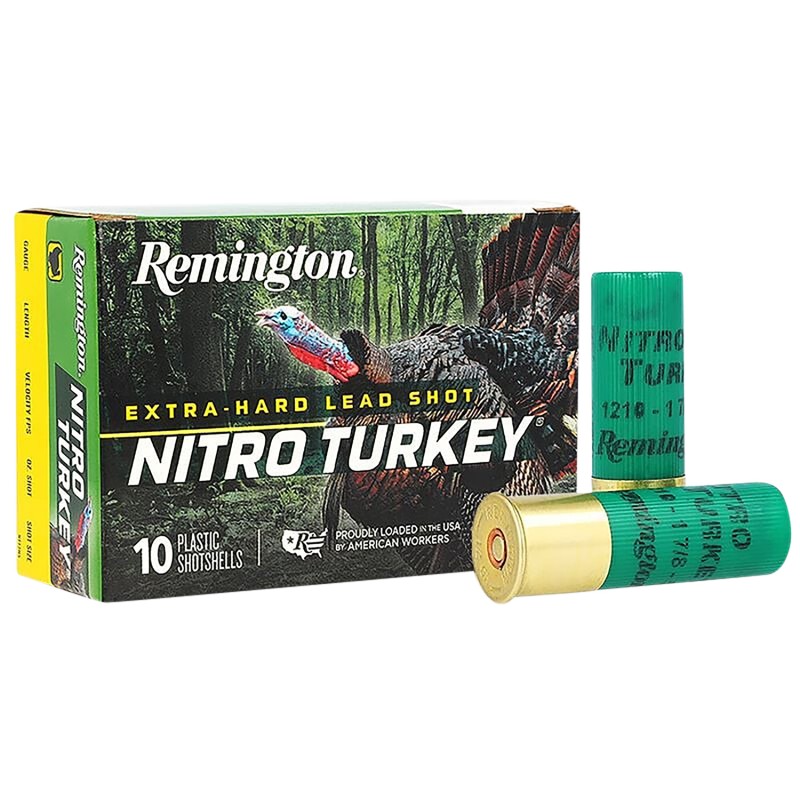 Remington Ammunition 26697 Nitro Turkey  12Gauge 3 1 78oz 6Shot 10 Per Box10 Case