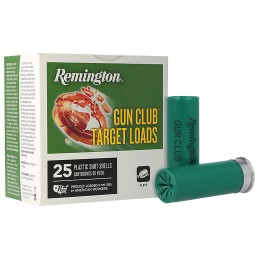 Remington Ammunition 20234 Gun Club  12Gauge 2.75 1 18oz 8Shot 25 Per Box10 Casse