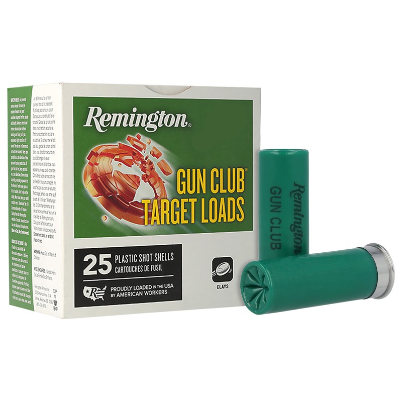 Remington Ammunition 20244 Gun Club  12Gauge 2.75 1 18oz 7.5Shot 25 Per Box10 Case