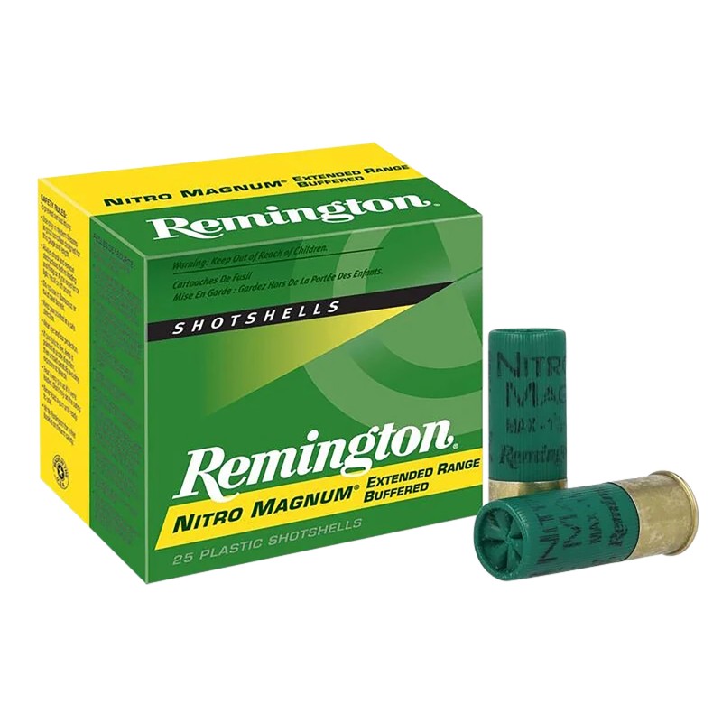 Remington Ammunition 26682 Nitro Magnum  12Gauge 3 1 78oz 2Shot 25 Per Box10 Case