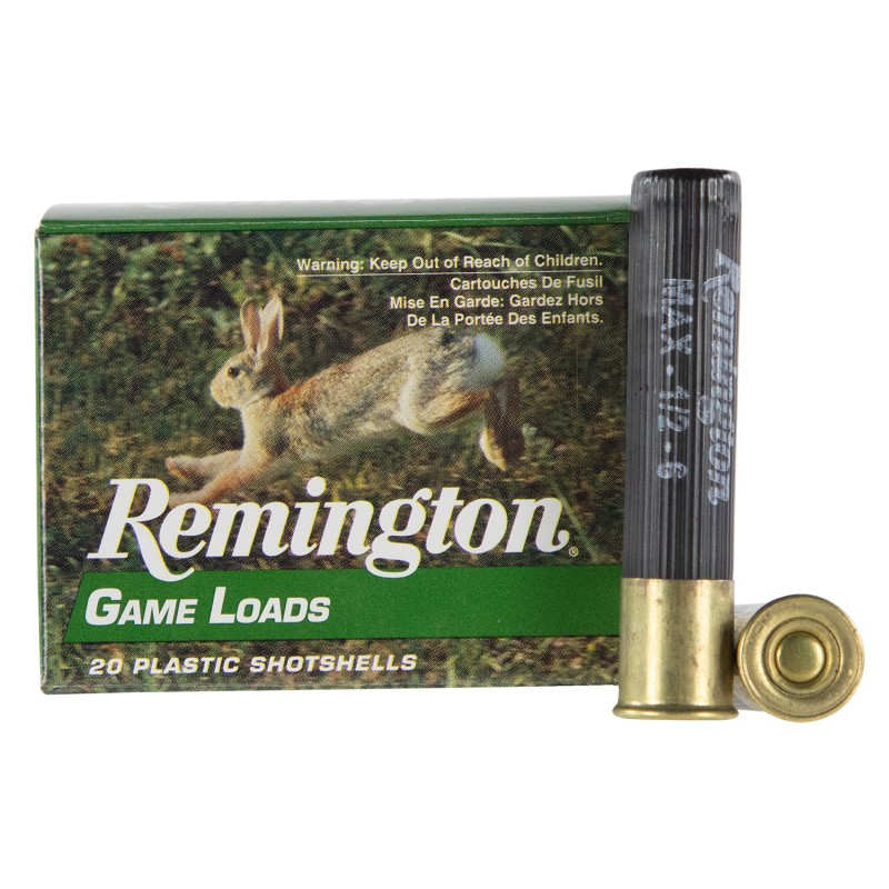 Remington Ammunition 20014 Game Load  410Gauge 2.50 12oz 6Shot 20 Per Box10 Case