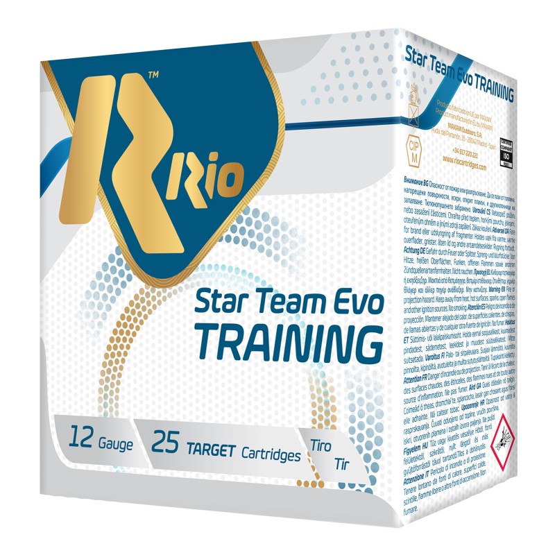 Rio Ammunition STT24LT8 Star Team Training 24 Light 12Gauge 2.75 78oz 8Shot 25 Bx10 Case