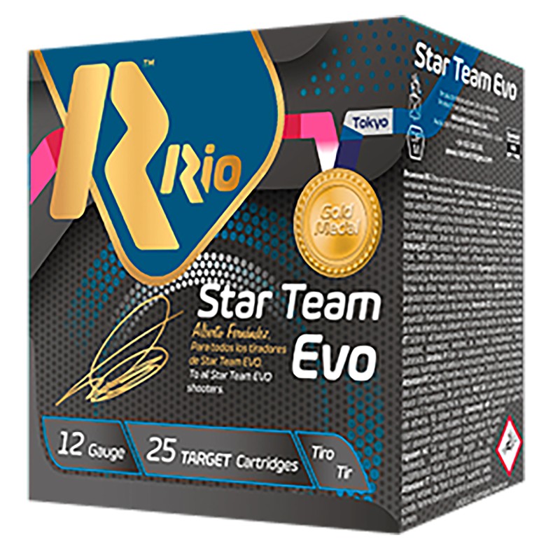 Rio Ammunition STT28LT75 Star Team EVO  12Gauge 2.75 1oz 7.5Shot 25 Per Box10 Case