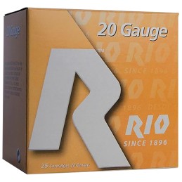 Rio Ammunition RC20MGN5 Game Load  20Gauge 3 1 14oz 5Shot 25 Per Box10 Case