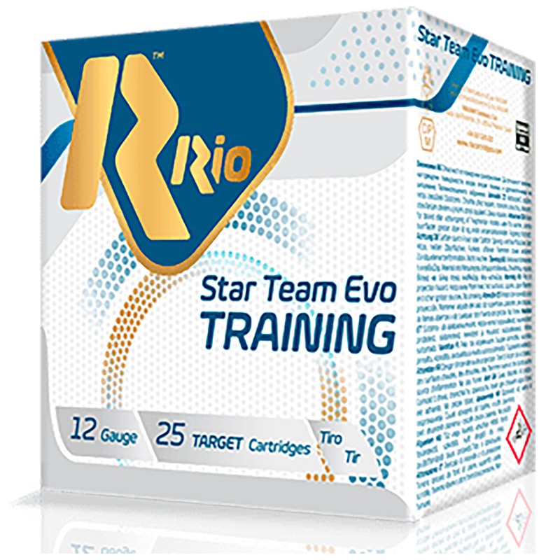 Rio Ammunition STT32X75 Star Team EVO  12Gauge 2.75 1 18oz 7.5Shot 25 Per Box10 Case