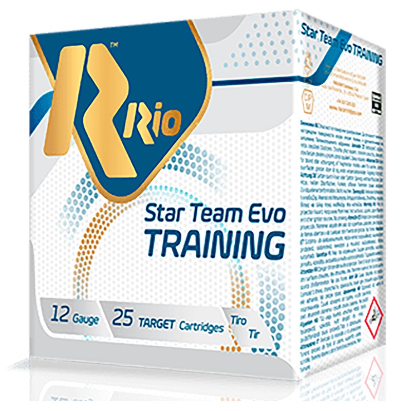 Rio Ammunition STT32X8 Star Team EVO  12Gauge 2.75 1 18oz 7.5Shot 25 Per Box10 Case