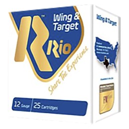 Rio Ammunition WT288 Wing  Target  12Gauge 2.75 1oz 8Shot 25 Per Box10 Case