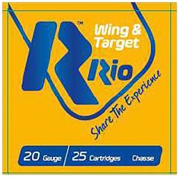 Rio Ammunition WT208 Wing  Target  20Gauge 2.75 78oz 8Shot 25 Per Box10 Case