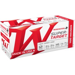 Winchester Ammo TRGT127VP SuperTarget Light Target 12Gauge 2.75 1 18oz 7.5Shot 100 Bx2 Case Value Pack