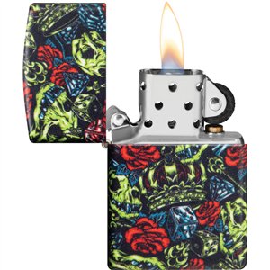 Skull Crown Design Lighter