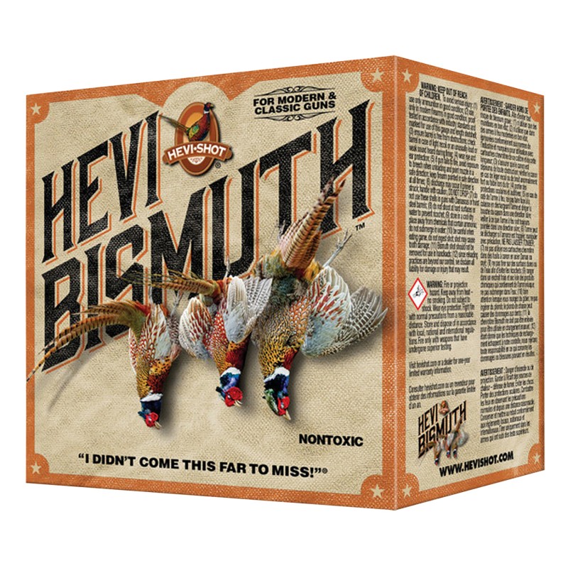 HEVIShot HS18713 HEVIBismuth Upland 28Gauge 2.75 34oz Bismuth 3Shot 25 Per Box10 Case