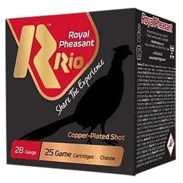 Rio Ammunition RPC285 Royal Pheasant  28Gauge 2.75 Copper 5Shot 25 Per Box10 Case