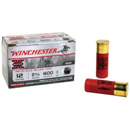 Winchester Ammo X12RS15VP Super X  12Gauge 2.75 1oz Rifled Slug Shot 15 Per Box10 Case