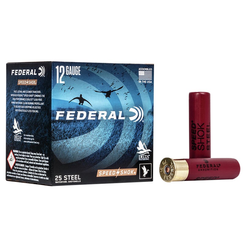 Federal WF133BB SpeedShok  12Gauge 3.50 1 38oz BBShot 25 Per Box10 Case