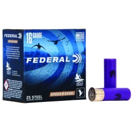 Federal WF1682 SpeedShok  16Gauge 2.75 1516oz 2Shot 25 Per Box10 Case