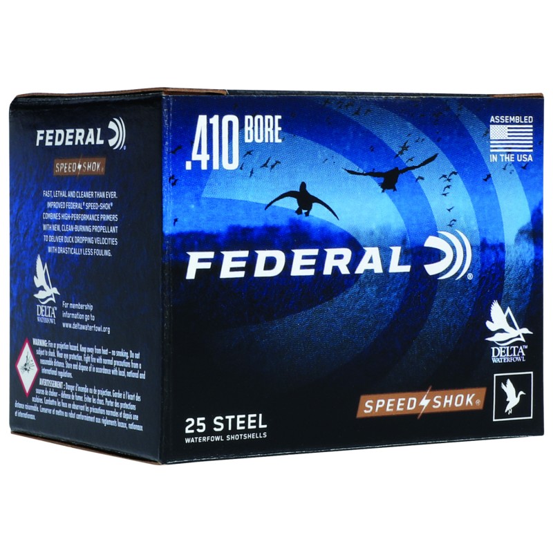 Federal WF4136 SpeedShok  410Gauge 3 38oz 6Shot 25 Per Box10 Case