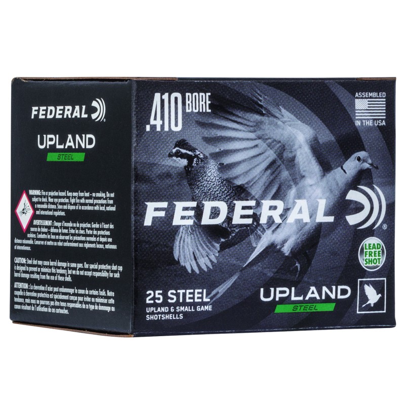 Federal USH4106 Upland Field  Range 410Gauge 2.75 38oz 6Shot 25 Per Box10 Case