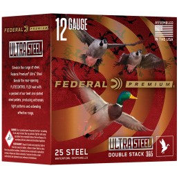 Federal PWUX14224 Premium  12Gauge 3 1 14 oz 24 Shot 25 Per Box10 Cs