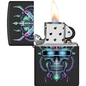 Cyber Skull Design Lighter