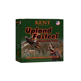 Kent Cartridge K122US325 Upland Fasteel  12Gauge 2.75 1 18oz 5Shot 25 Per Box10 Case