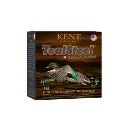 Kent Cartridge KTS123365 TealSteel Precision Steel 12Gauge 3 1 14oz 5Shot 25 Per Box10 Case