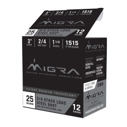 Migra Ammunitions M12S46 Staxd  12Gauge 3 1 14oz 46Shot 2510 Sold by the case