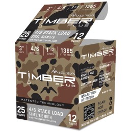 Migra Ammunitions M12SB46 Combinational  12Gauge 3 1 12oz 46Shot 25 Per Box10 Case