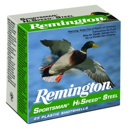 Remington Ammunition 20934 Sportsman HiSpeed Steel 12Gauge 2.75 1 18oz 2Shot 25 Per Box10 Case