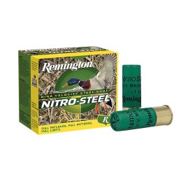 Remington Ammunition 20860 NitroSteel High Velocity 12Gauge 3 1 38oz 2Shot 25 Per Box10 Case