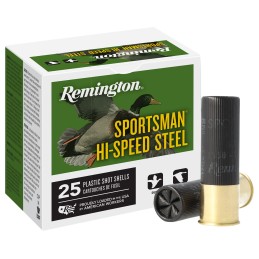 Remington Ammunition 20005 Sportsman HiSpeed Steel 12Gauge 2.75 1oz 6Shot 25 Per Box10 Case