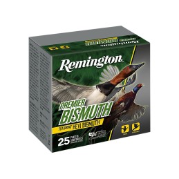 Remington Ammunition R20500 Premier Bismuth  12Gauge 3 1 38oz 2Shot 25 Per Box10 Case