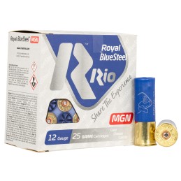 Rio Ammunition RBSM32BB Royal BlueSteel Magnum 12Gauge 3 1 18oz BBShot 25 Per Box10 Case