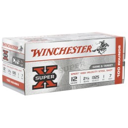 Winchester Ammo WE12GTVP7 Super X Xpert High Velocity 12Gauge 2.75 1oz 7Shot 100 Per Box2 Case Value Pack