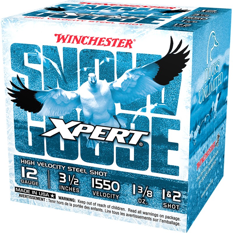 Winchester Ammo WXS12L12 Xpert Snow Goose High Velocity 12Gauge 3.50 1 38oz 12Shot 25 Per Box10 Case