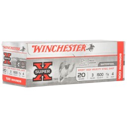 Winchester Ammo WEX2034VP Super X Xpert High Velocity 20Gauge 3 78oz 4Shot 100 Per Box2 Case Value Pack