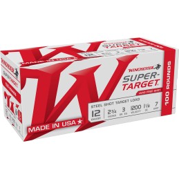 Winchester Ammo TRGT12S7VP SuperTarget  12Gauge 2.75 1 18oz 7Shot 200 Per Box2 Case