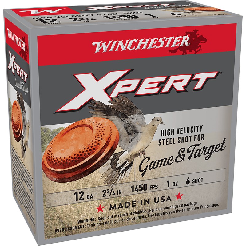 Winchester Ammo WE12GTHV6 Xpert High Velocity 12Gauge 2.75 1oz 6Shot 25 Per Box10 Case