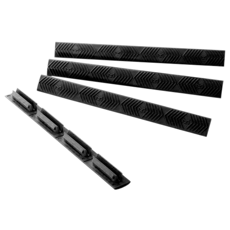 Ergo 4332BK WedgeLok Slot Cover  Black Rubber 4 Slot Low Profile wAggressive Texture 4 Per Pack