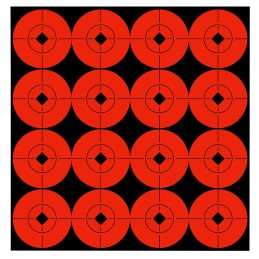 Birchwood Casey 33904 Target Spots  SelfAdhesive Paper BlackOrange 1.5 Bullseye 160 Pack