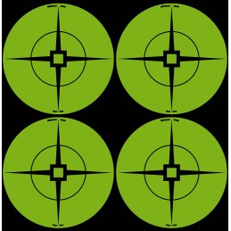 Birchwood Casey 33933 Target Spots  SelfAdhesive Paper BlackGreen 3 Crosshair 40 Pack