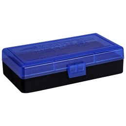 Berrys 38861 Ammo Box  40SW45ACP BlueBlack Polypropylene 50rd