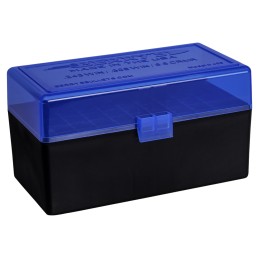 Berrys 50199 Ammo Box  270Win3006Springfield BlueBlack Polypropylene 50rd