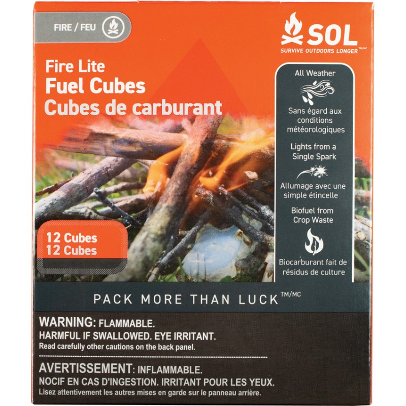 SOL Fire Lite Fuel Cubes