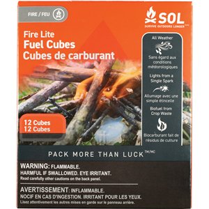 SOL Fire Lite Fuel Cubes