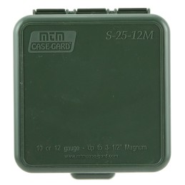 MTM CaseGard S2512M11 Shotshell Box FlipTop Multi Gauge Shotgun Forest Green Polypropylene 25rd